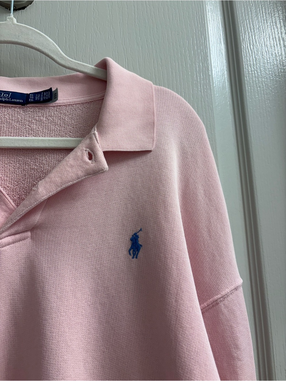 Polo Ralph Lauren Lightweight Fleece Polo
Color: Pink Sand - Picture 12 of 15